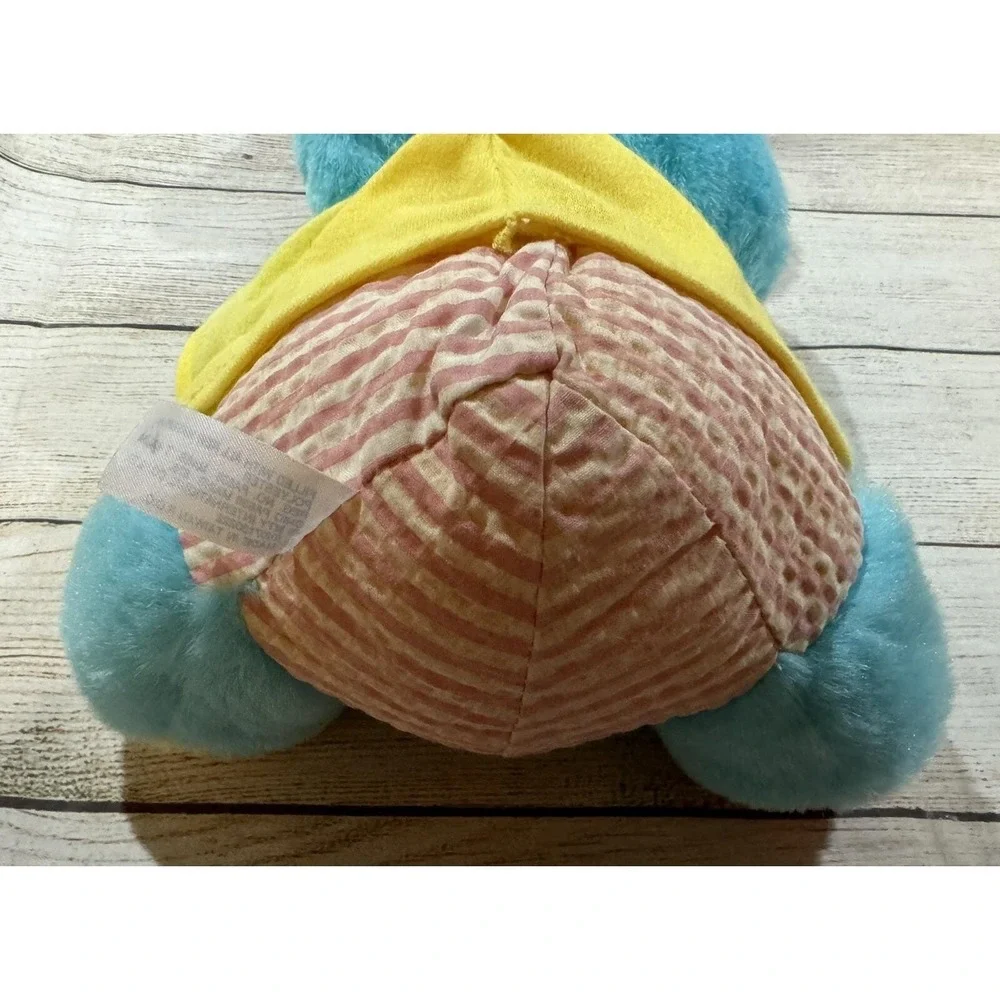 Vintage MTY International Pink Yellow Blue Plush Bunny Tales Shirt Taiwan TubP - Picture 4 of 6